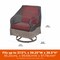 Modern Leisure Renaissance Patio Swivel Lounge Chair Cover, 37.5 in. L x 39.25 in. W x 38.5 in. H, Gray 3012 - alternate 3